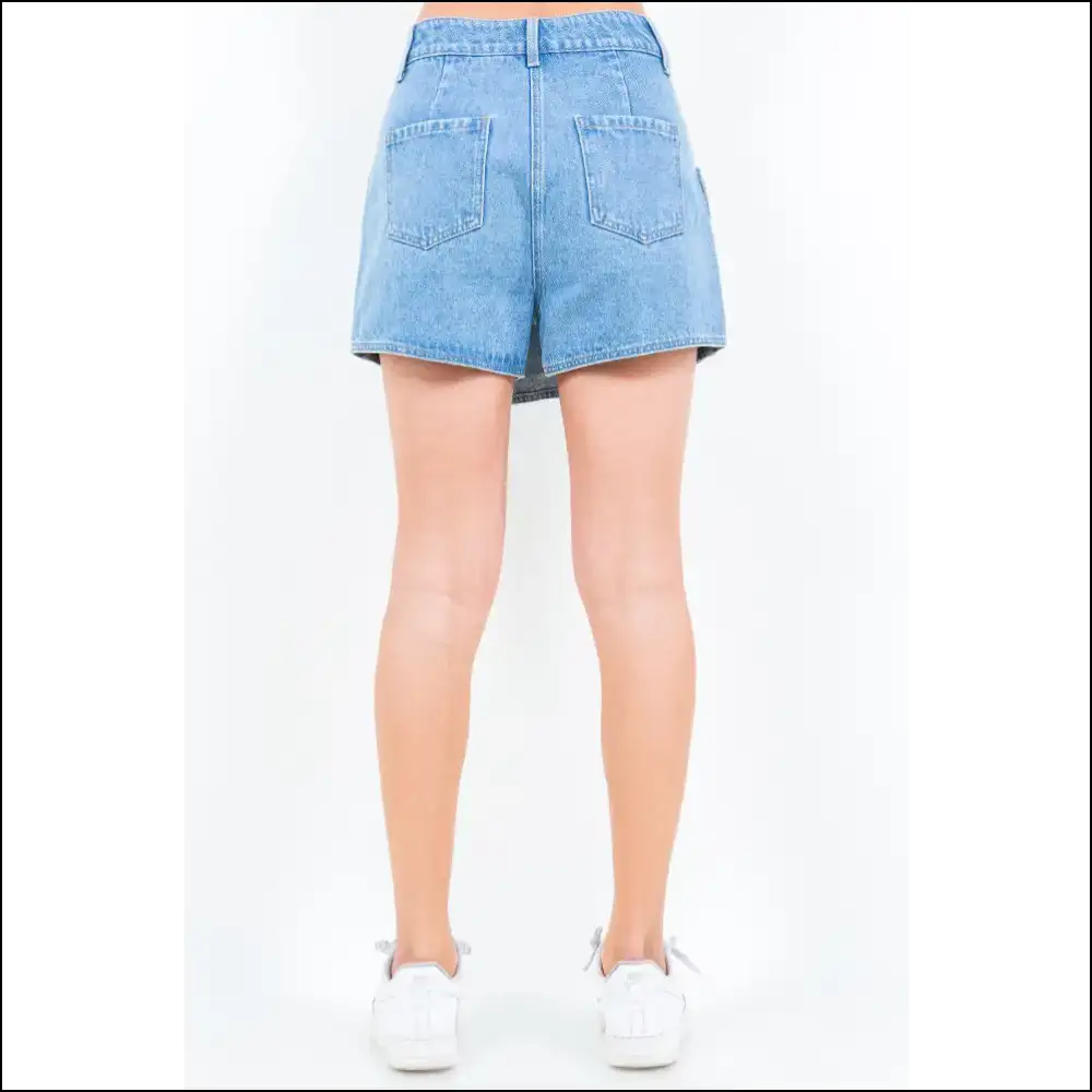 American Bazi Cargo Pocket Denim Skort - Skorts