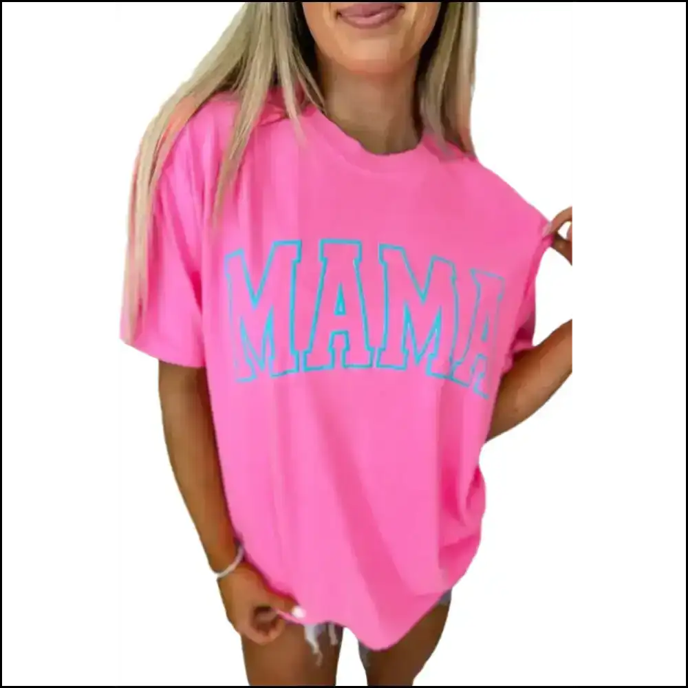 Bright Pink Mama t Shirt: Sassy and Ready to Rumble ๐ Needful Things - t Shirts