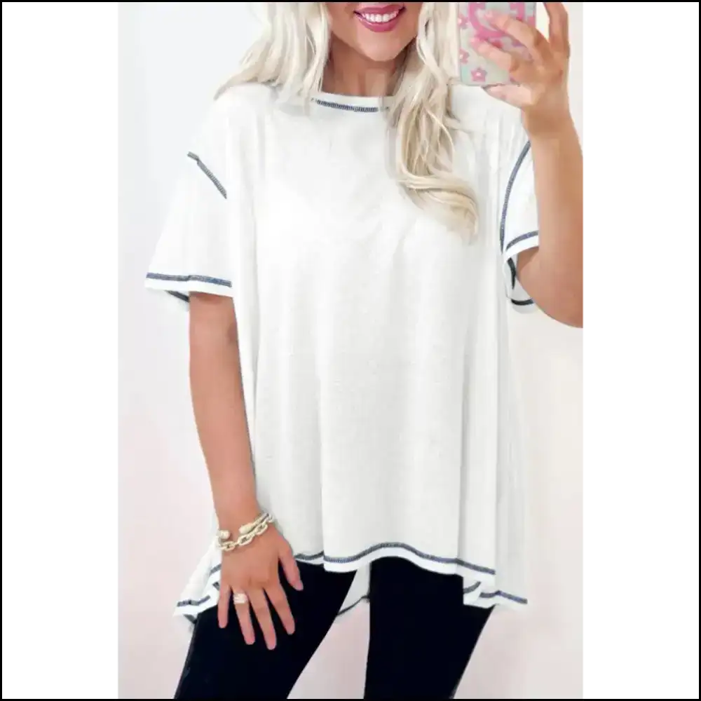 Needful Things: Chic White Tee Effortlessly Fab ๐โโ๏ธ / s t Shirts