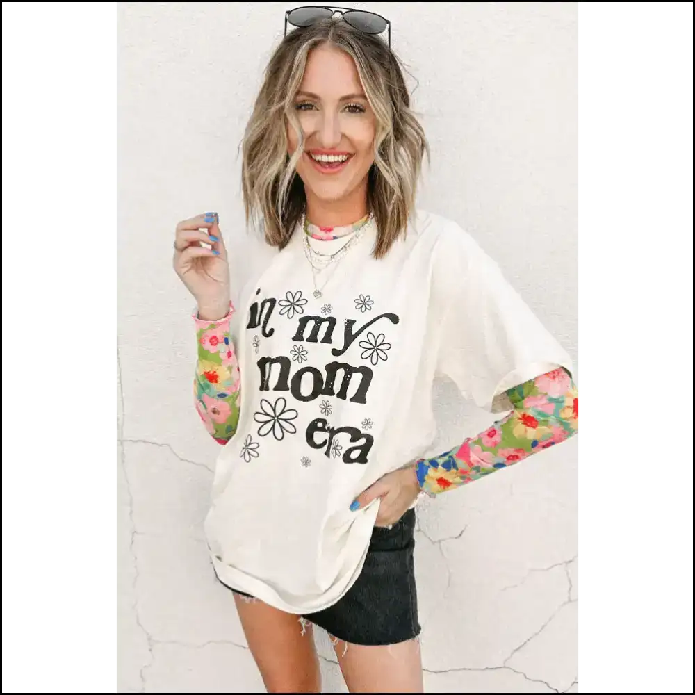 Needful Things: Mom Era Flower Tee Finally Fashion that Understands! 🌸 t Shirts