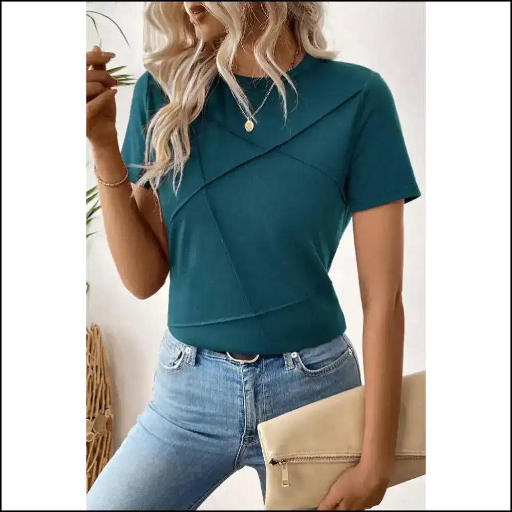 Blue Sapphire Round Neck Tee: Finally a Shirt that Matches my Existential Dread! Needful Things. ππ - s - t Shirts