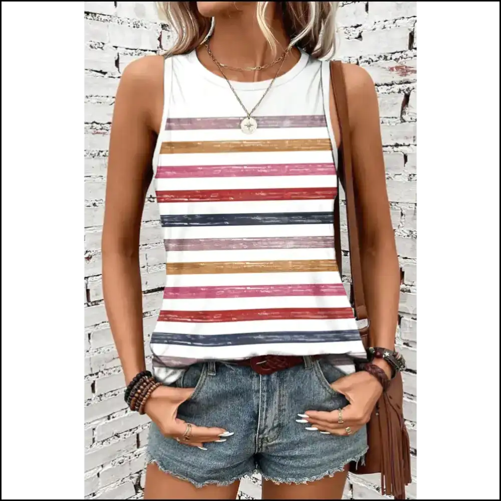 Rainbow Brite Went Goth: Chic Red Tank Top ๐๐ค Needful Things - s - Tops