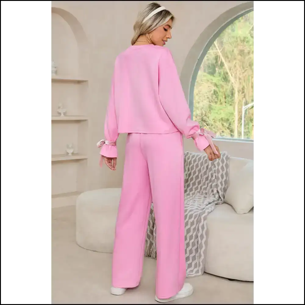 Chic Bonbon Knot Cuffs: Pants so Good Theyre Fabulous π - Two Piece Sets