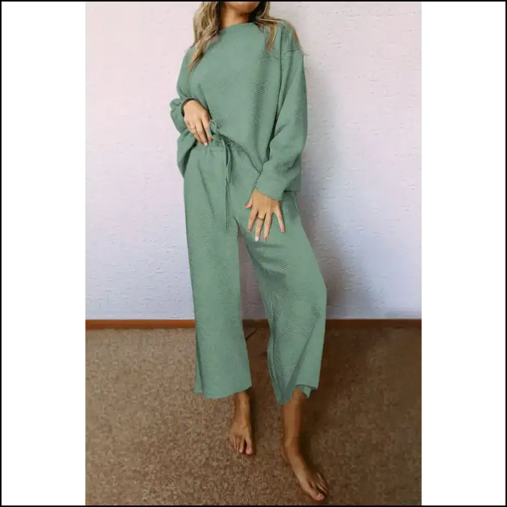 Grass Green Pants Set: from Couch Potato to Insta Baddie 🐸 Needful Things Two Piece Sets