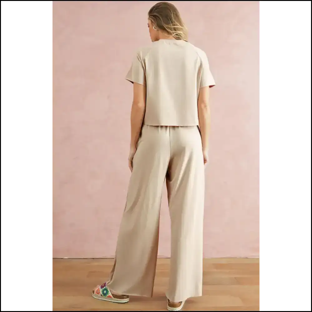 Navy Blue Raw Hem Pants Set: so Comfy Itβs Almost Illegal ππ Two Piece Sets