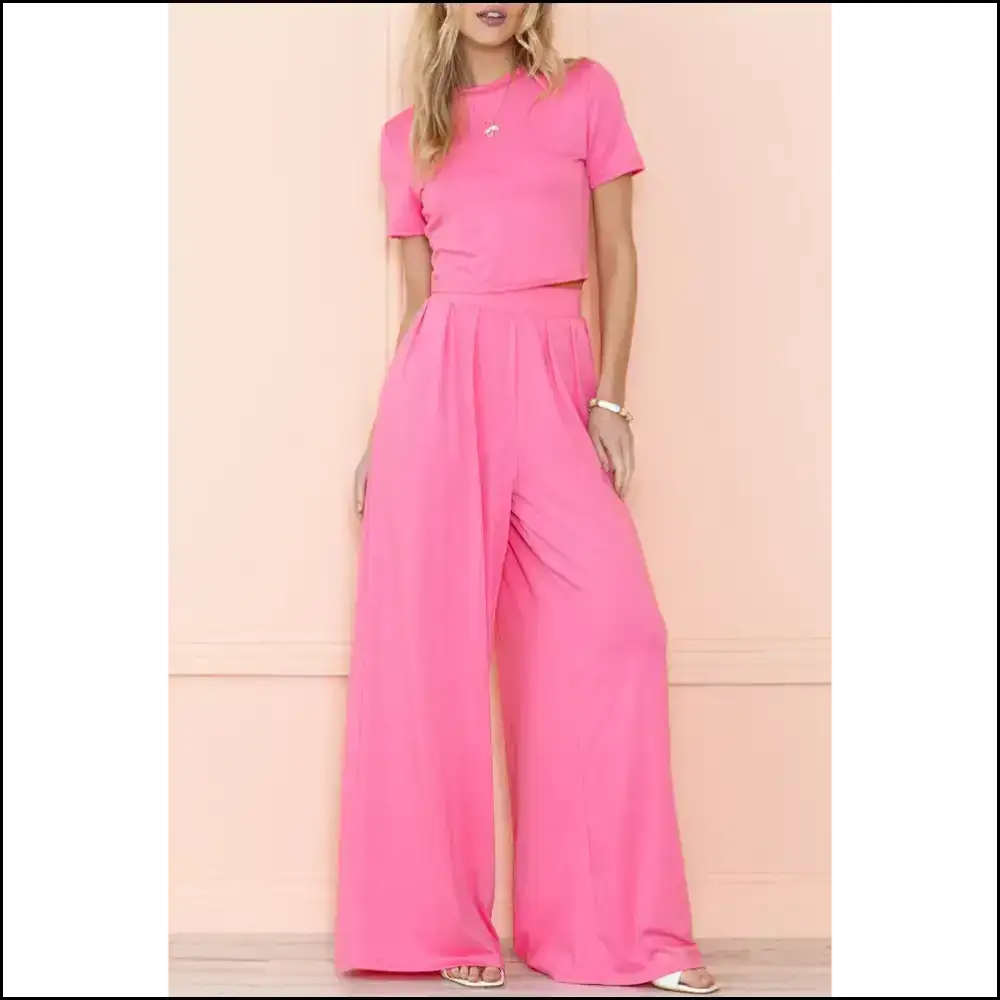Strawberry Pink Pants Set: Leg Day Fabulous! π Needful Things / s Two Piece Sets