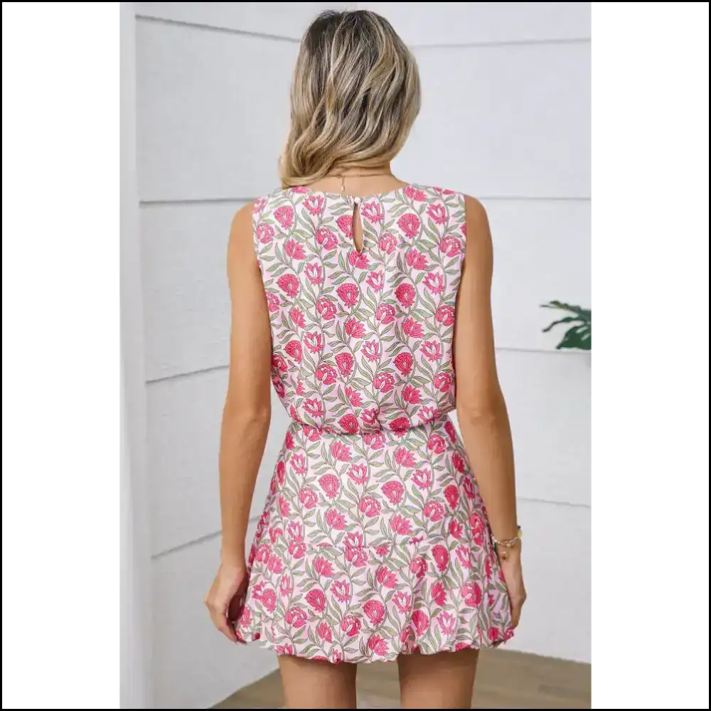 Pink Boho Floral: Ready to Slay Babe! 🌸 Needful Things Two Piece Skirt Sets