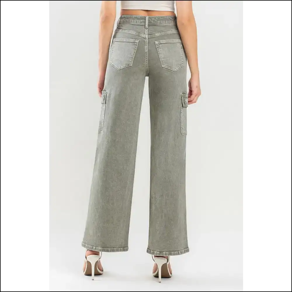 90s Vibes: Get your Super High Rise Cargo Jeans & Flash that Waist! ππ₯ - on Sale Worldwide Shipping