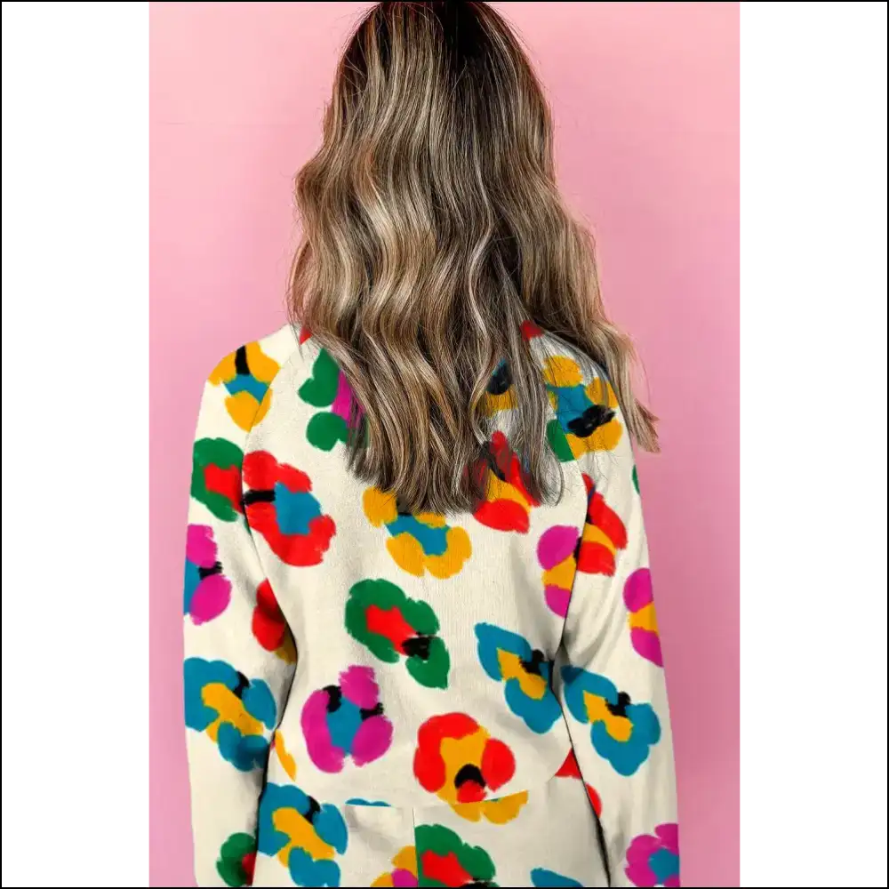 Apricot Abstract Flower Disaster (but Make it Fashion) Needful Things ๐ผ - Two Piece Shorts Sets on Sale Worldwide Shipping