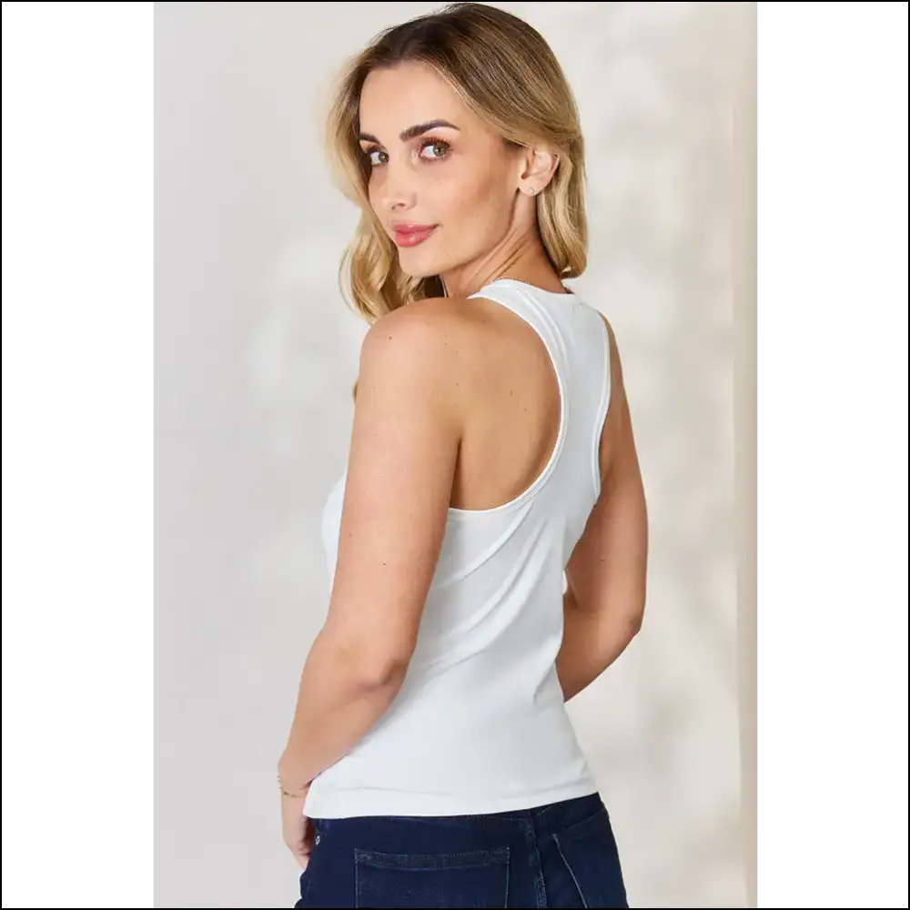 Basic Bae Racerback: your New Best Friend for Lifeβs Messy Moments πβοΈ - Tank Tops on Sale Worldwide Shipping