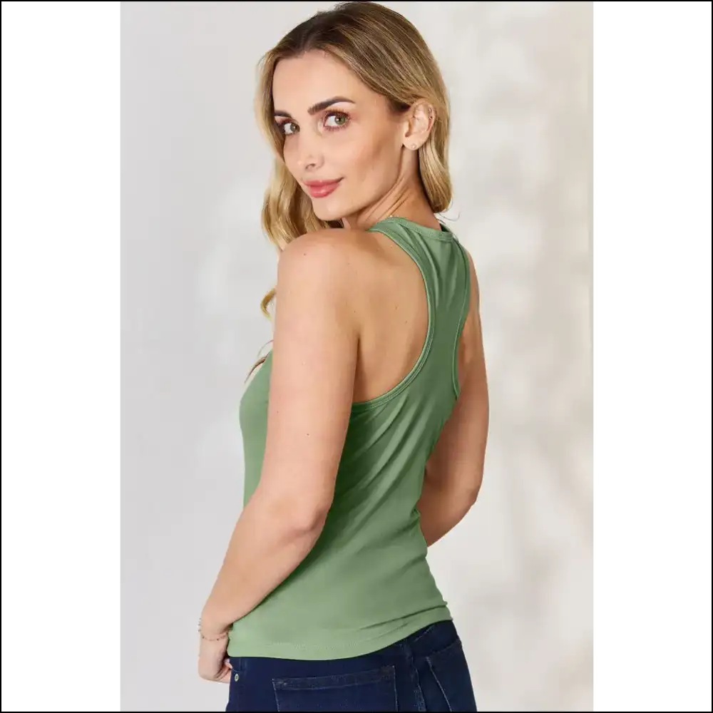 Basic Bae Racerback: your New Best Friend for Lifeβs Messy Moments πβοΈ - Tank Tops on Sale Worldwide Shipping
