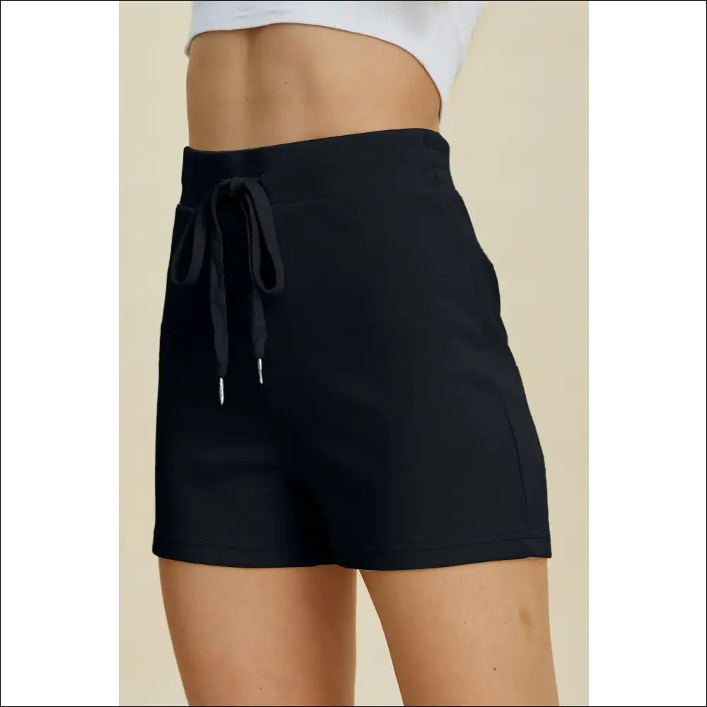 Basic Bae Scuba Drawstring High Waist Shorts - on Sale Worldwide Shipping