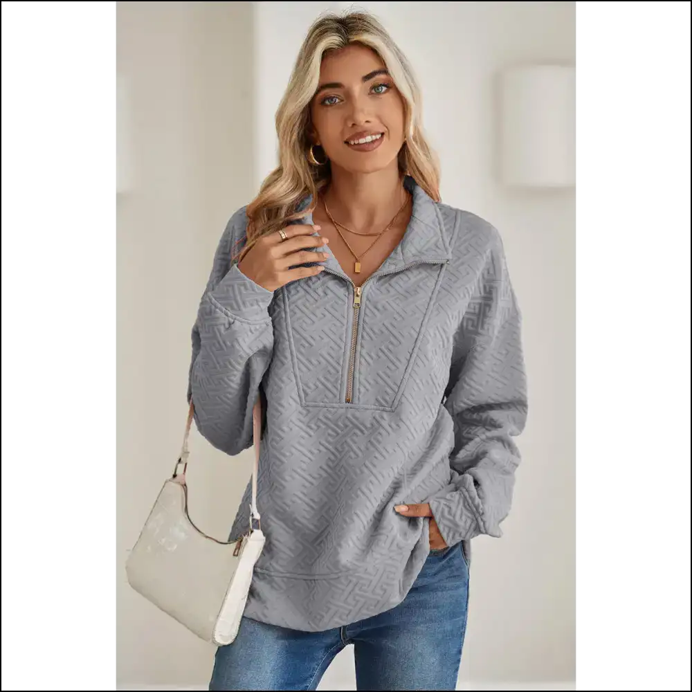 Beige Half Zipper: so Chic Itβs Needful Things π
- Gray / s - Sweatshirts & Hoodies on Sale Worldwide Shipping