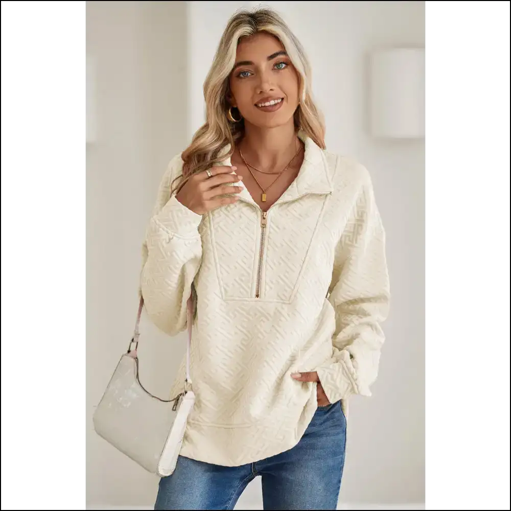 Beige Half Zipper: so Chic Itβs Needful Things π
- s - Sweatshirts & Hoodies on Sale Worldwide Shipping