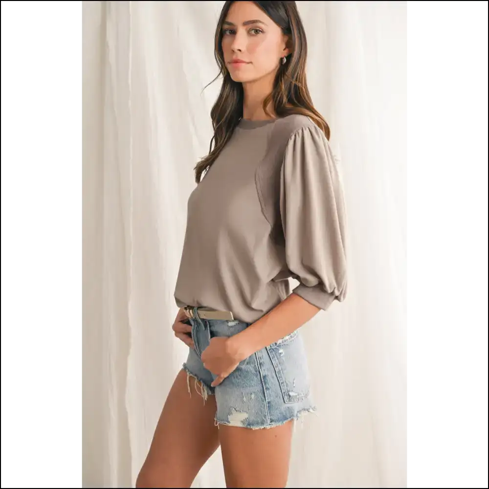 Bishop Sleeve Blouse: Baaa-utifully Ridiculous - Blouses on Sale Worldwide Shipping