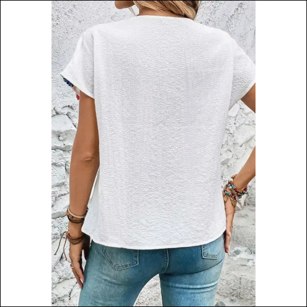Boho Chic White Blouse: Goddess (finally!) π - Blouses on Sale Worldwide Shipping