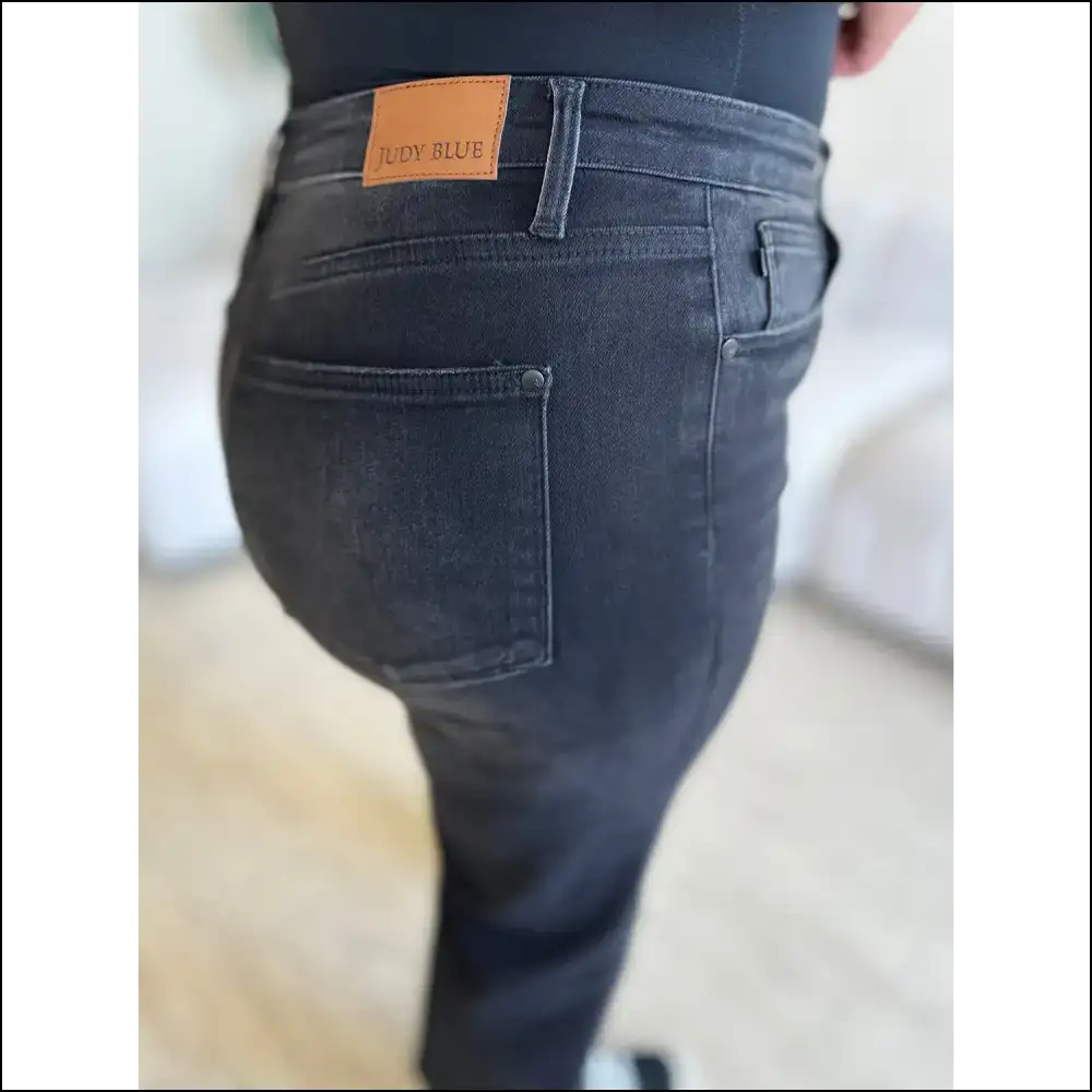 Button Fly Bliss: Judy Blue High Waist Jeans for a Flawless You! - on Sale Worldwide Shipping