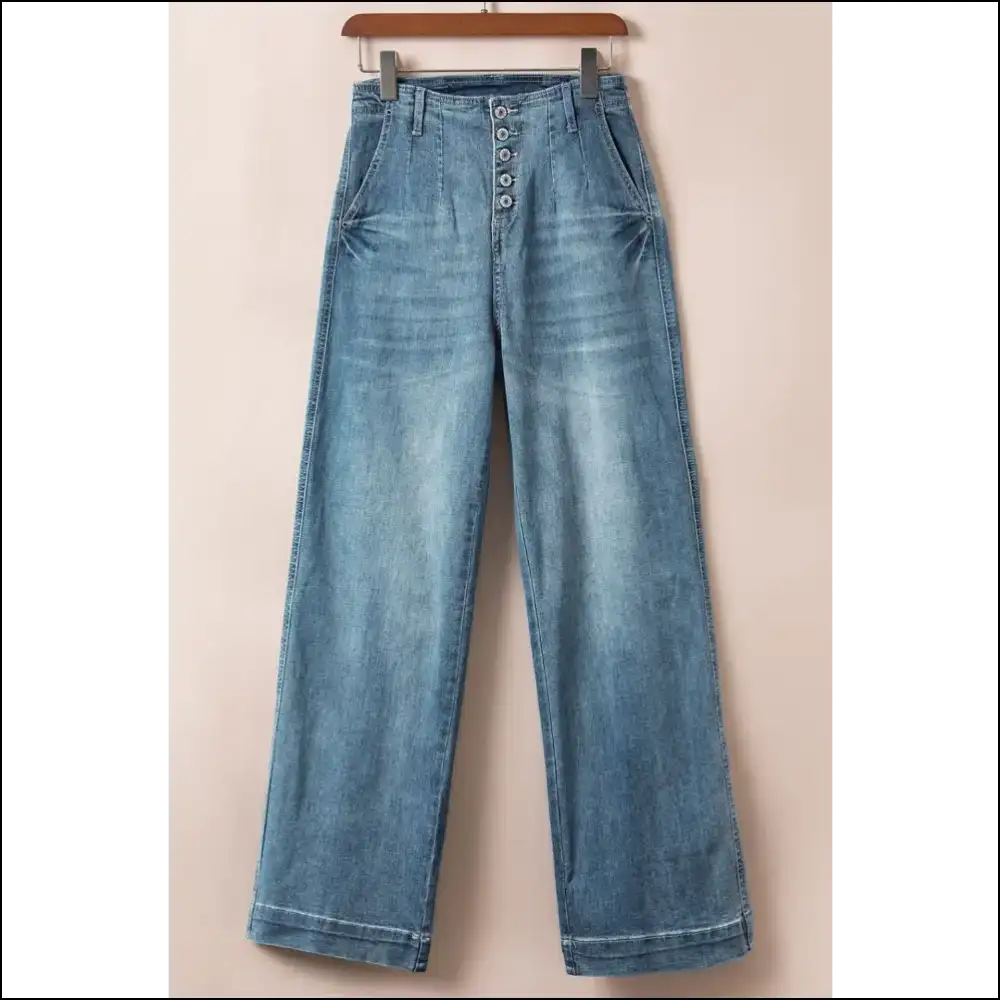 Button Fly High Waist Jeans: Dress Like you just Won at Life! ππ - Jeans on Sale Worldwide Shipping
