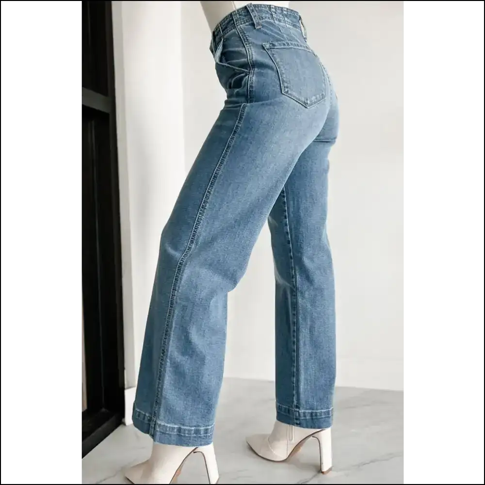 Button Fly High Waist Jeans: Dress Like you just Won at Life! ππ - Jeans on Sale Worldwide Shipping