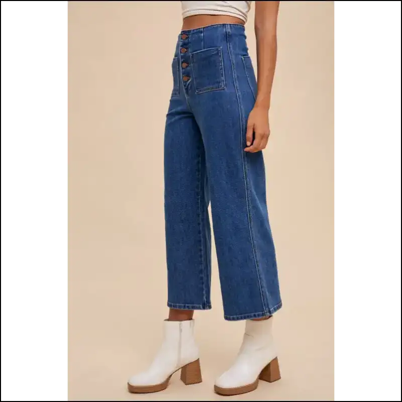 Button Fly High Waist Jeans: where Curves Party and Confidence Struts 🎉 - Jeans on Sale Worldwide Shipping