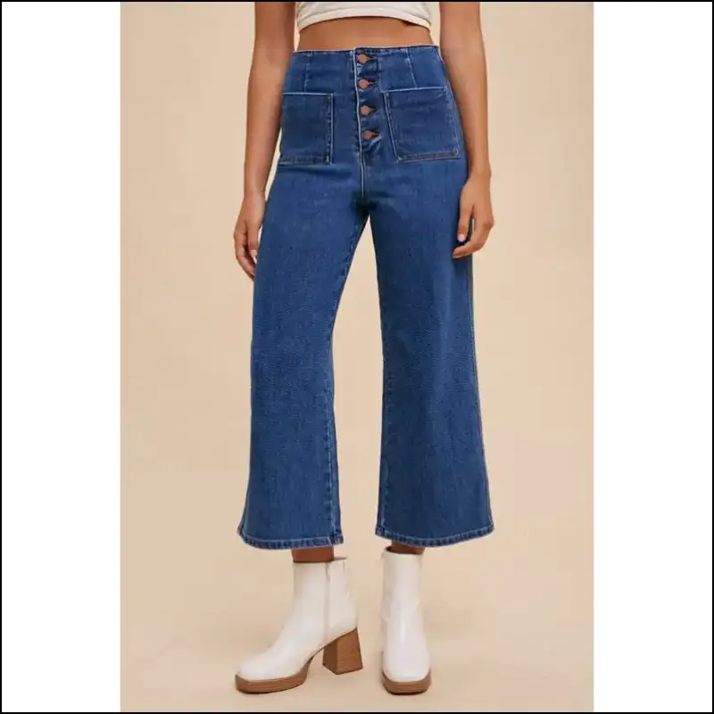 Button Fly High Waist Jeans: where Curves Party and Confidence Struts 🎉 - Jeans on Sale Worldwide Shipping