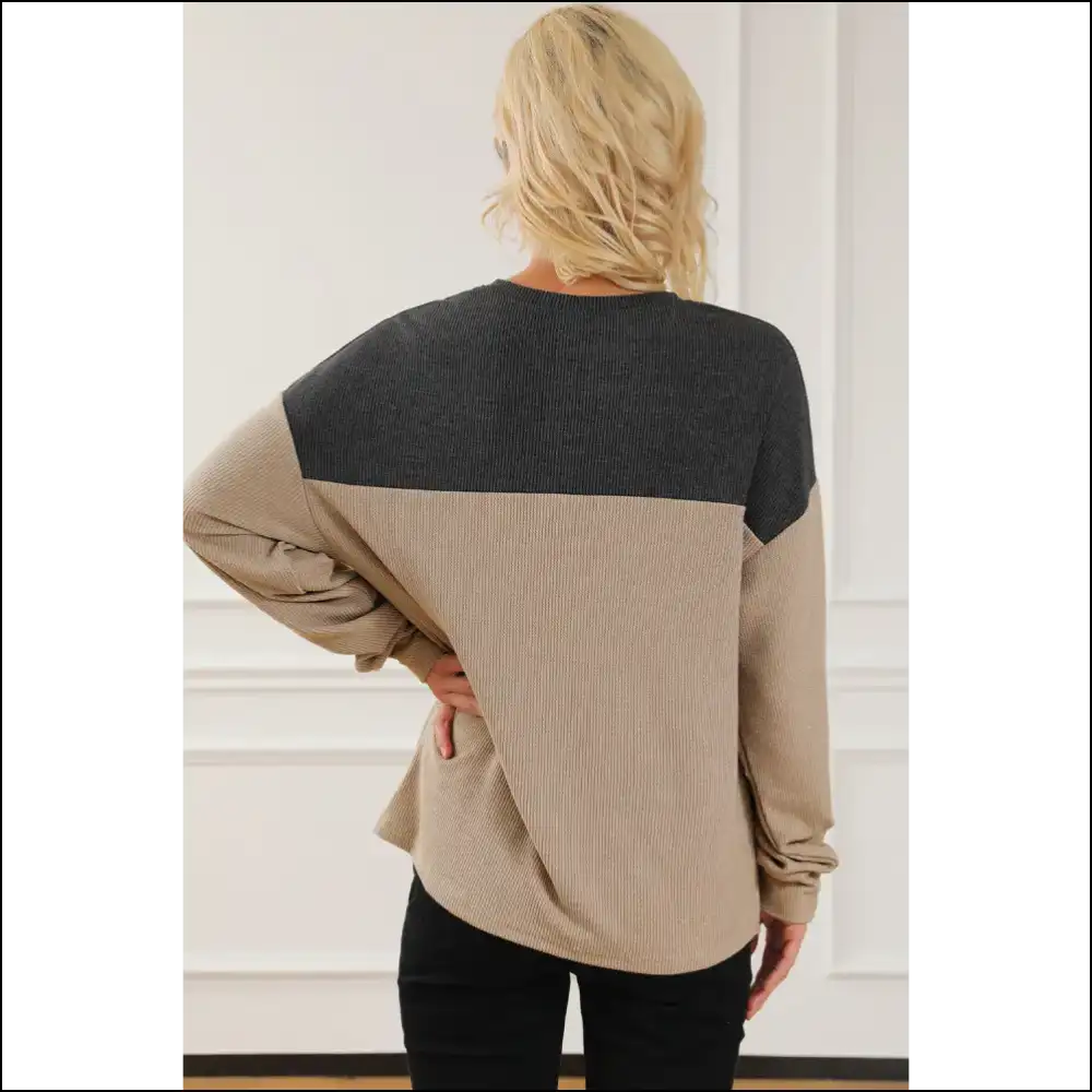 Carbon Grey Colorblock: so Comfy It’s Criminal 😈 Needful Things - Sweatshirts & Hoodies on Sale Worldwide Shipping