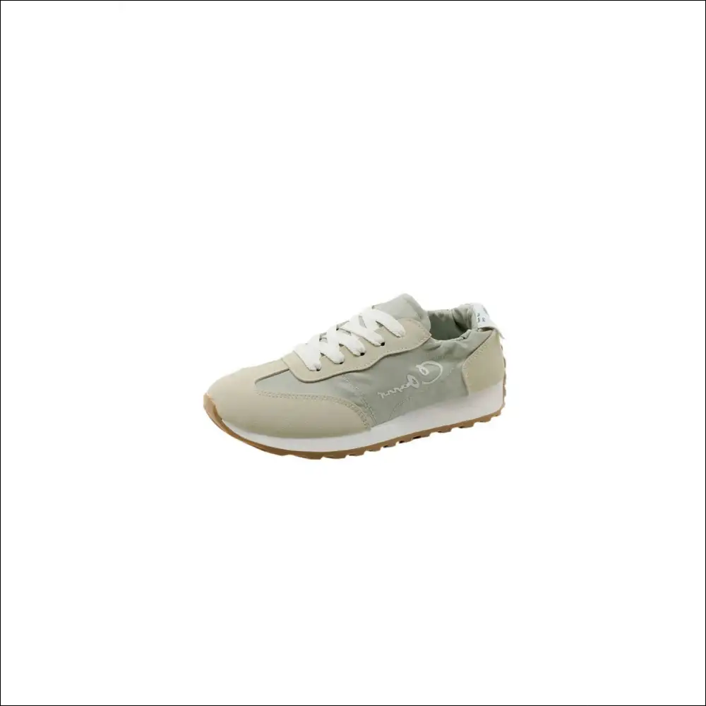 Chic Contrast Round Toe Athletic Sneakers - Light Green / 35(us4) - Shoes on Sale Worldwide Shipping