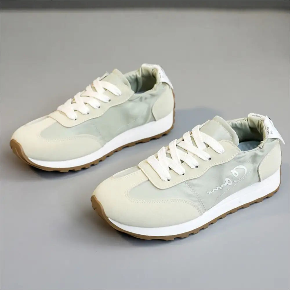 Chic Contrast Round Toe Athletic Sneakers - Shoes on Sale Worldwide Shipping