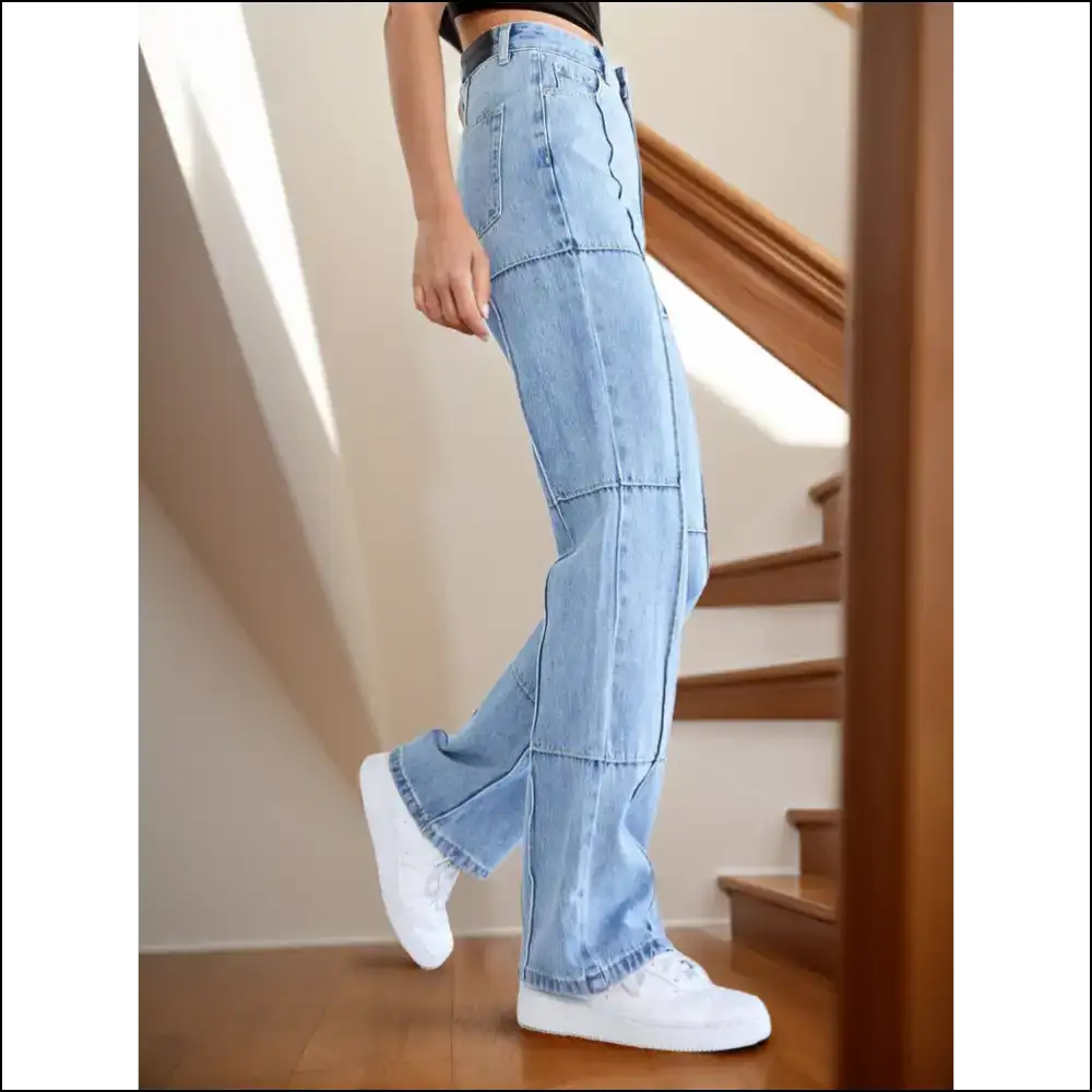 Chic High Waist Straight Jeans: Because who Needs a Diet? ππ - Jeans on Sale Worldwide Shipping