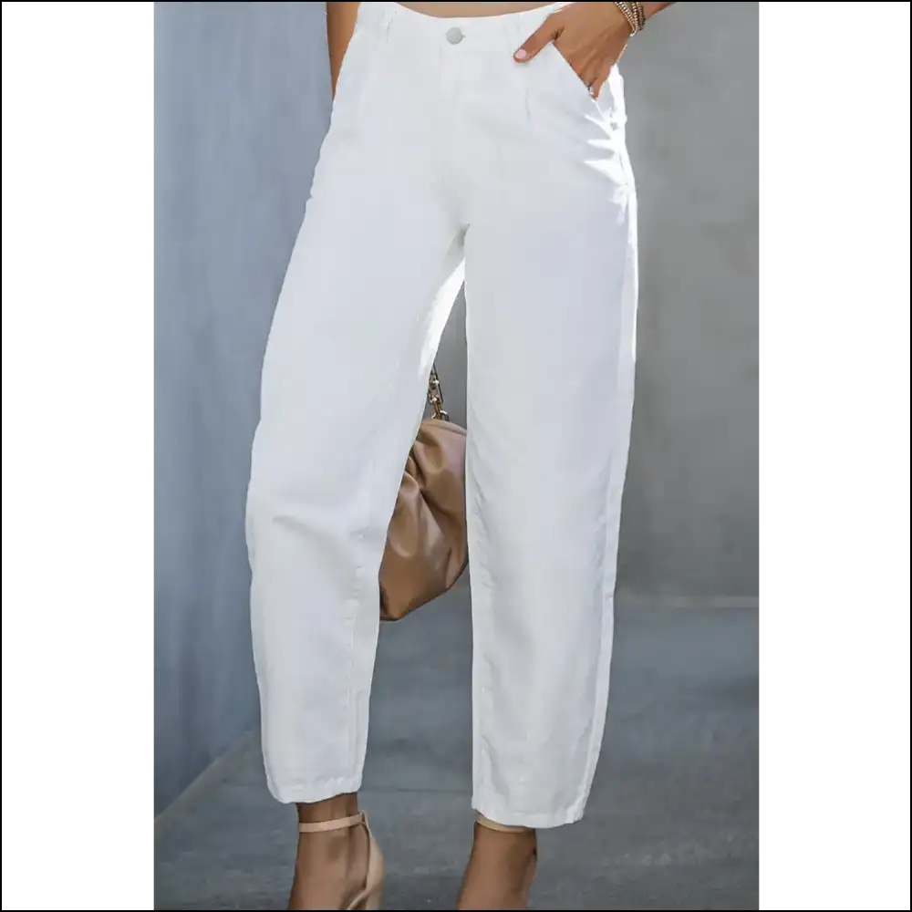 Chic High-waist Straight Jeans: your Rearโs New Best Friend! ๐ - Jeans on Sale Worldwide Shipping
