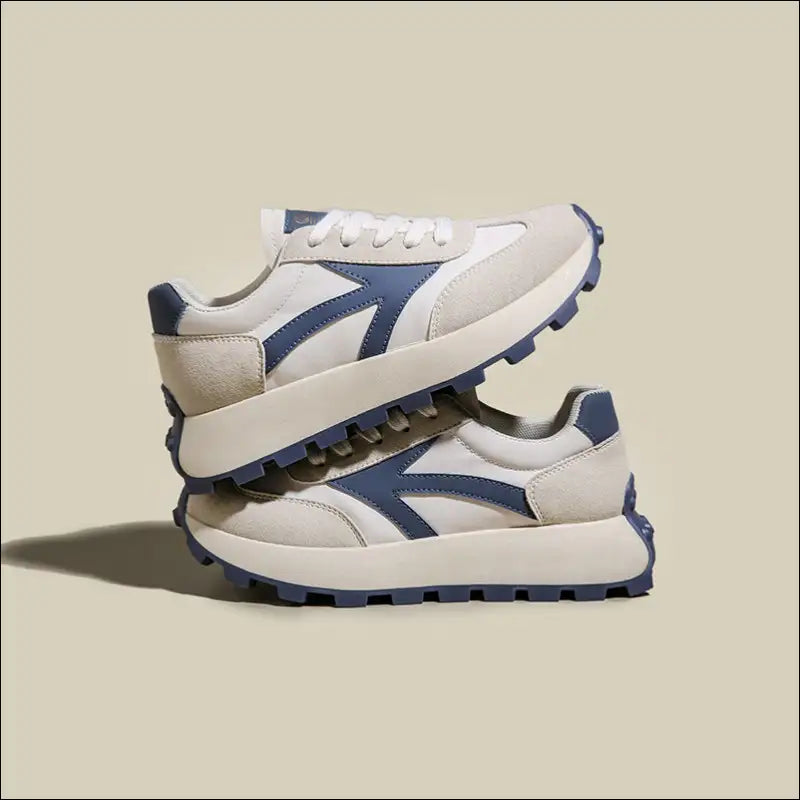 Chic Lace Up Contrast Platform Athletic Shoes - Light / 35(us4) - on Sale Worldwide Shipping