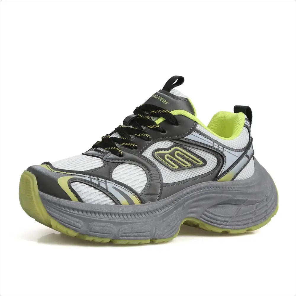 Chic Letter Lace-up Round Toe Athletic Shoes - on Sale Worldwide Shipping