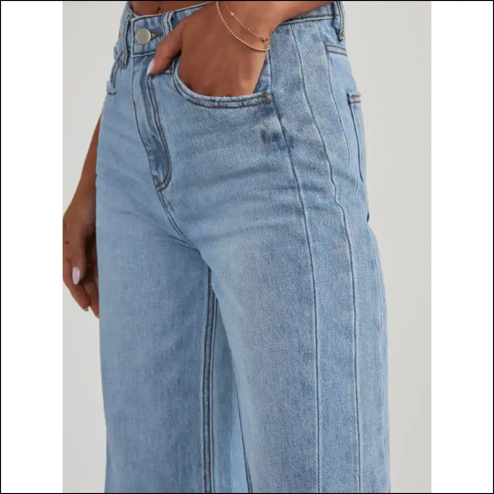 Chic Raw Hem Jeans: Because Even Lemons Deserve a Stylish Companion ππ - Jeans on Sale Worldwide Shipping