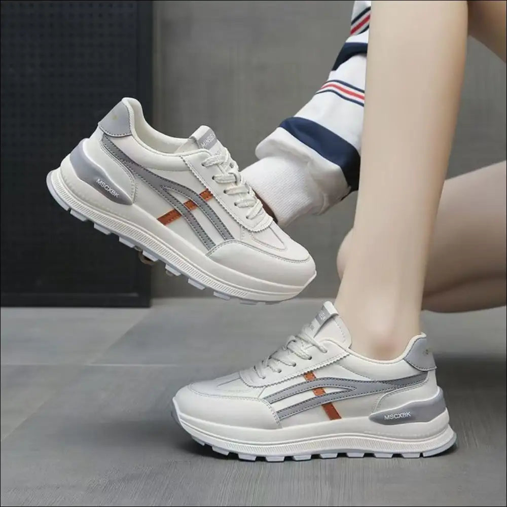 Chic Round Toe Lace-up Athletic Shoes for Women - on Sale Worldwide Shipping
