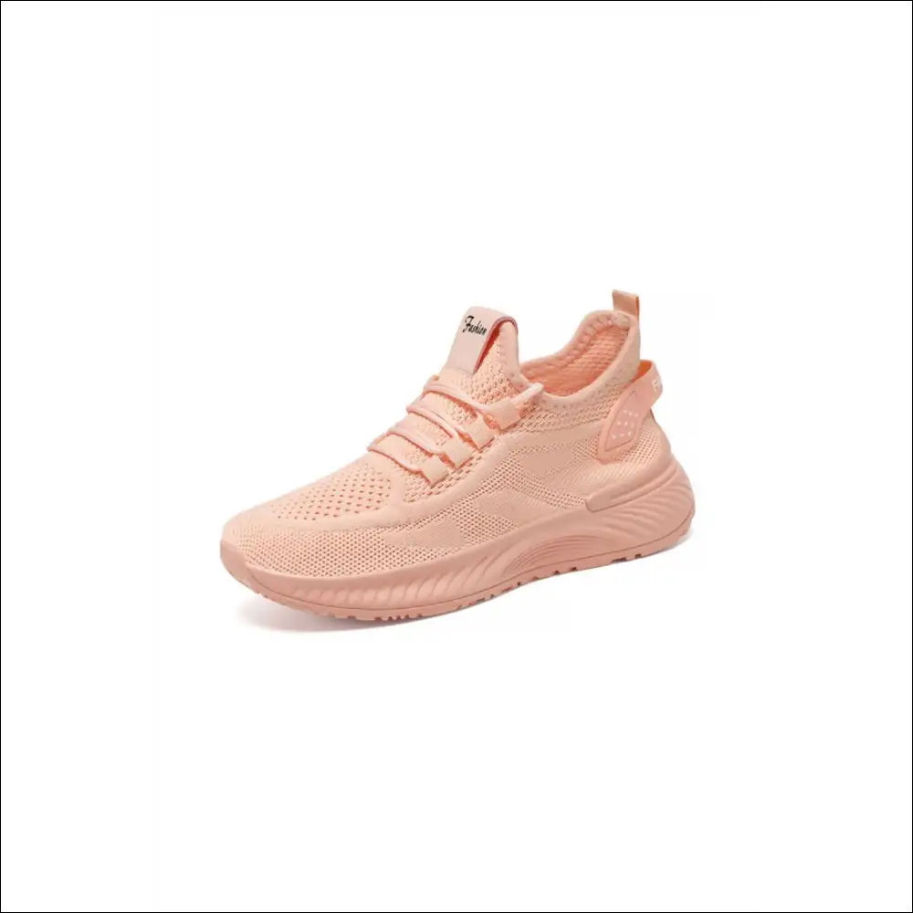 Chic Round Toe Mesh Platform Sneakers - Pink / 36(us5) - Athletic Shoes on Sale Worldwide Shipping