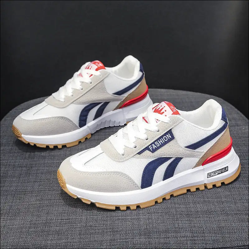 Chic Round Toe Platform Athletic Sneakers - Shoes on Sale Worldwide Shipping