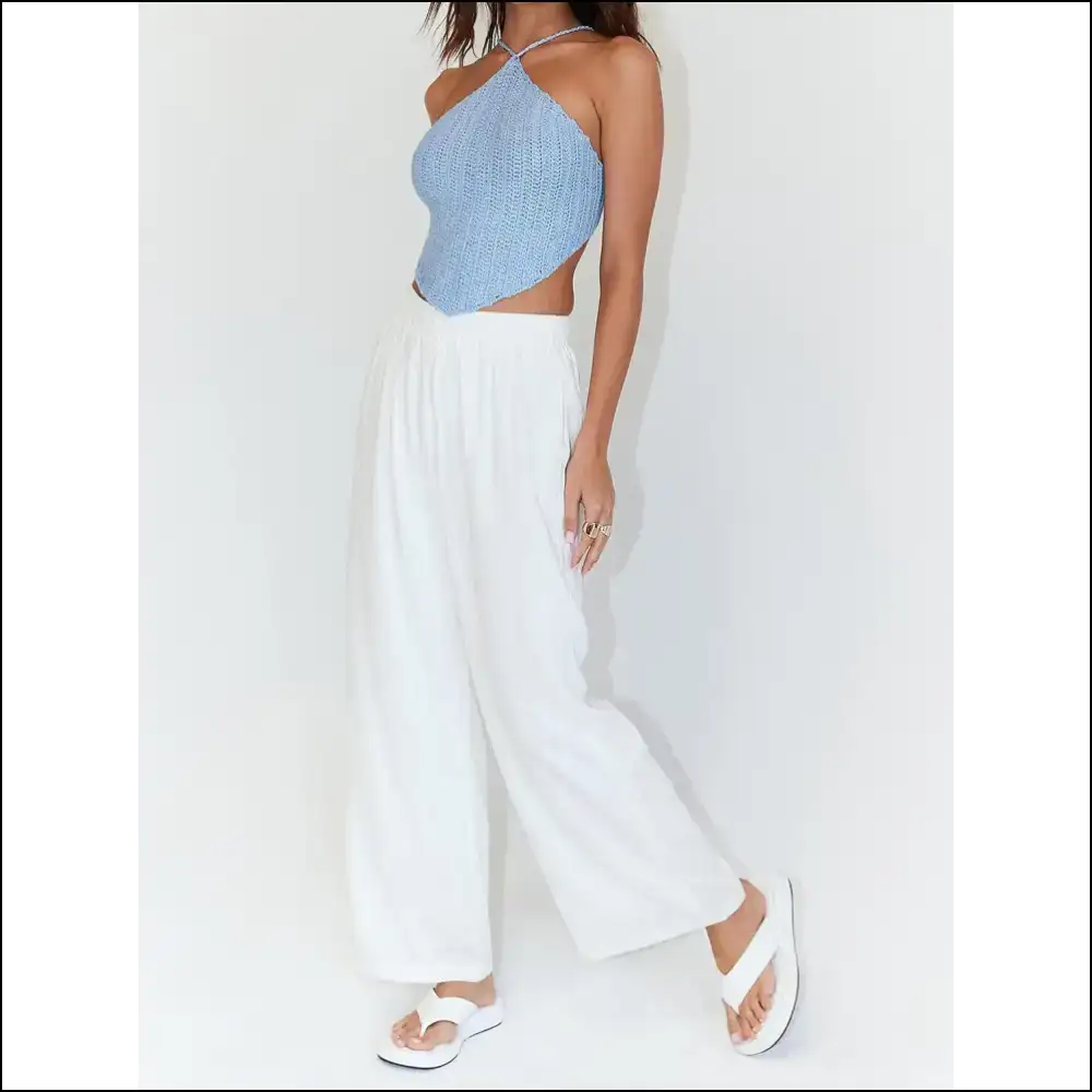 Chic Tie Back Sleeveless Tank Top - Tops on Sale Worldwide Shipping
