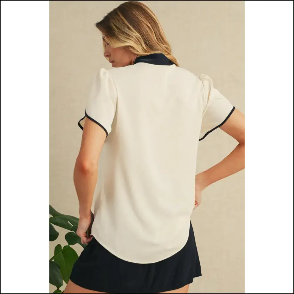Chic White Bowknot Neck: so Fabulous it Hurts π Needful Things - Blouses on Sale Worldwide Shipping