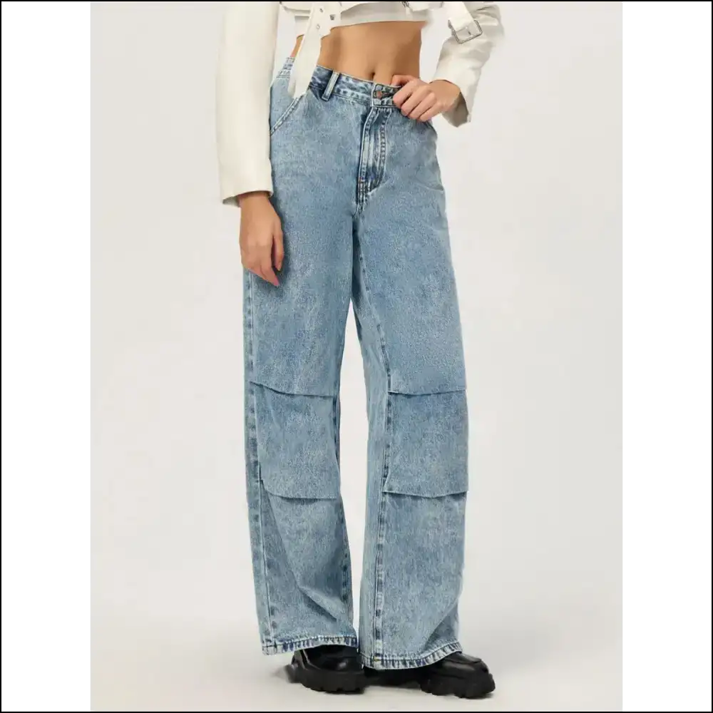 Chic Wide Leg Jeans: Because Life is too Short for Boring Pants ππ - Light / Xs - Jeans on Sale Worldwide Shipping