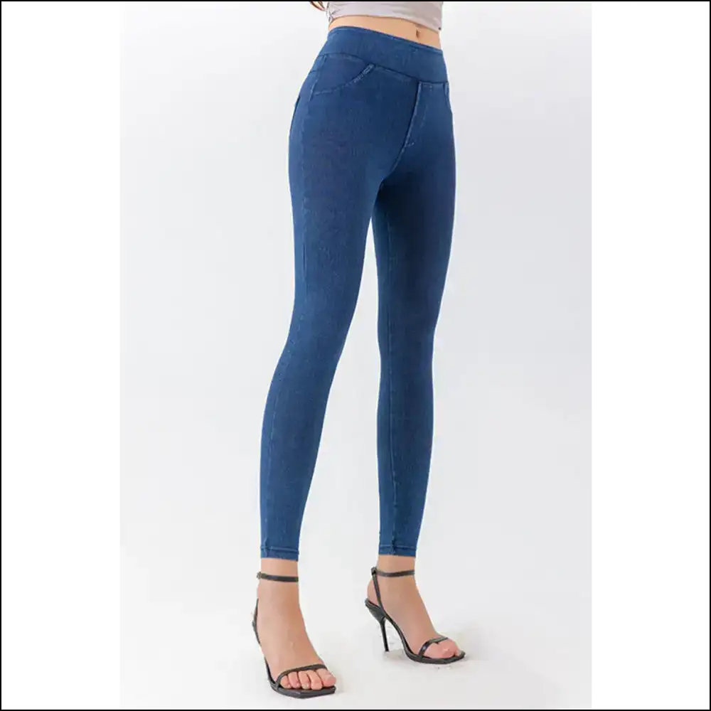 Confidently Curved: the High Waist Skinny Jeans that Dare you to Strut! π - Dark / l - on Sale Worldwide Shipping