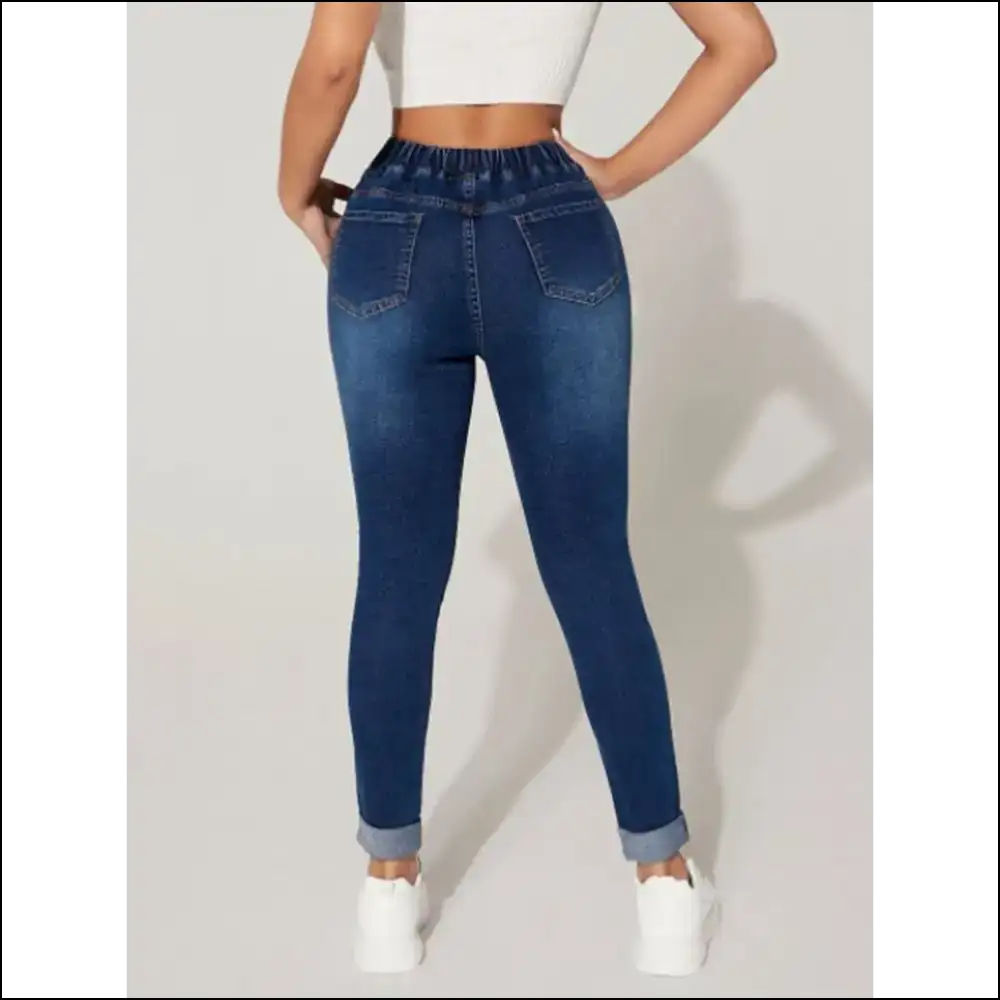 Cropped Chaos: Needful Thingsโ Chic Drawstring Jeans - Comfort Meets Quirk! ๐๐ - on Sale Worldwide Shipping