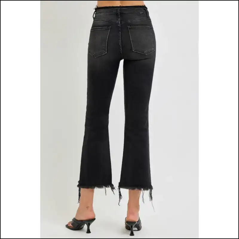 Cropped Flare Jeans that Make your Inner Fashionista Scream Yas Queen! πβ¨ - on Sale Worldwide Shipping