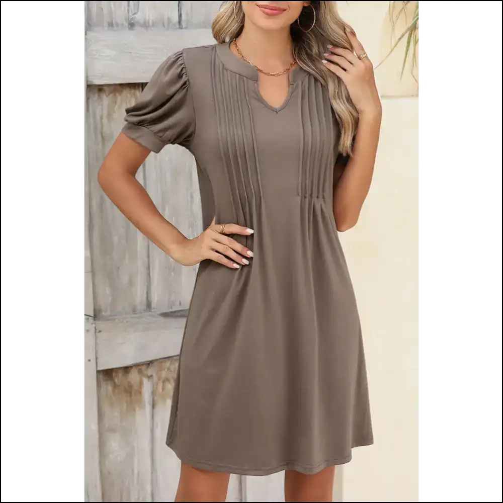 Fern Green Dress: from Frump to Foxy! π Needful Things - Light Grey / s - Short Dresses on Sale Worldwide Shipping