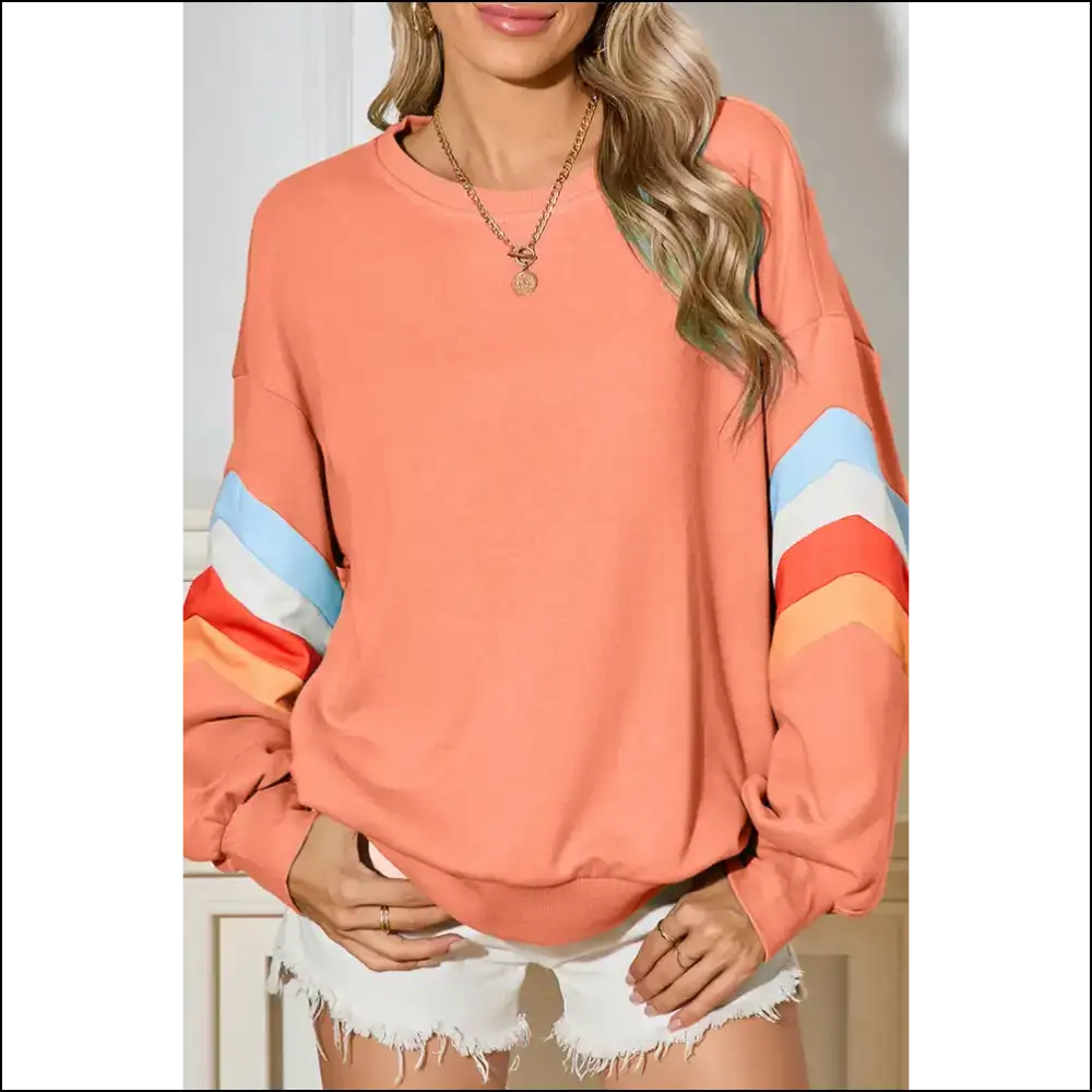 Flamingo Patchwork Drop Sleeve: Flock this Way to Awesome! Needful Things 😎 - s - Sweatshirts & Hoodies on Sale Worldwide Shipping