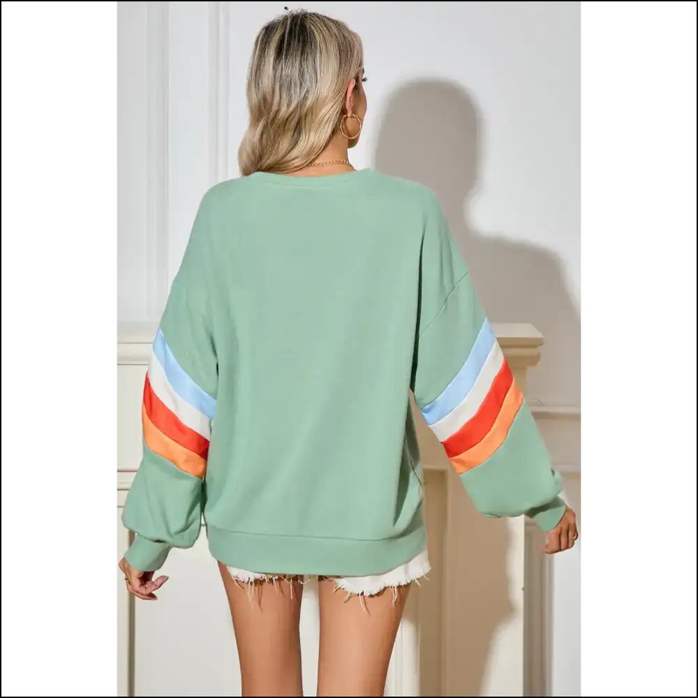 Flamingo Patchwork Drop Sleeve: Flock this Way to Awesome! Needful Things 😎 - Sweatshirts & Hoodies on Sale Worldwide Shipping