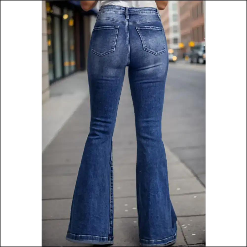 Flare-tastic Confidence: Yes you can Rock these High Waist Jeans! - Jeans on Sale Worldwide Shipping