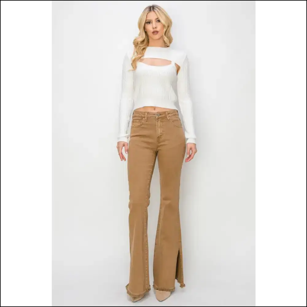 Flare Up your Life! Risen Bailey High Waist Jeans: Dare to be Fabulous! π - Jeans on Sale Worldwide Shipping