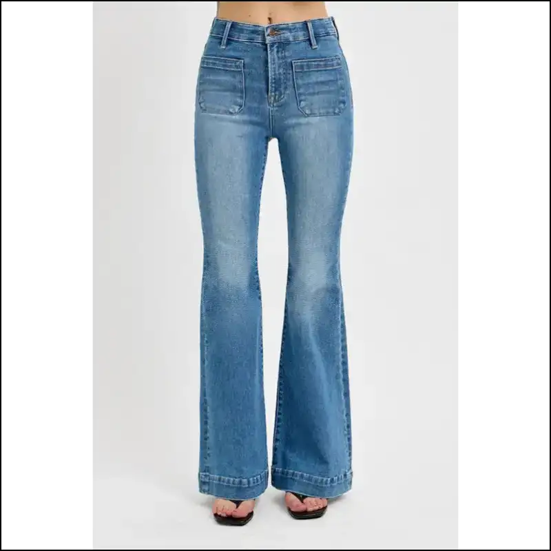 Flare your Confidence: Pocket Jeans for Fashion Rebels ππ - Medium / 3xl - on Sale Worldwide Shipping