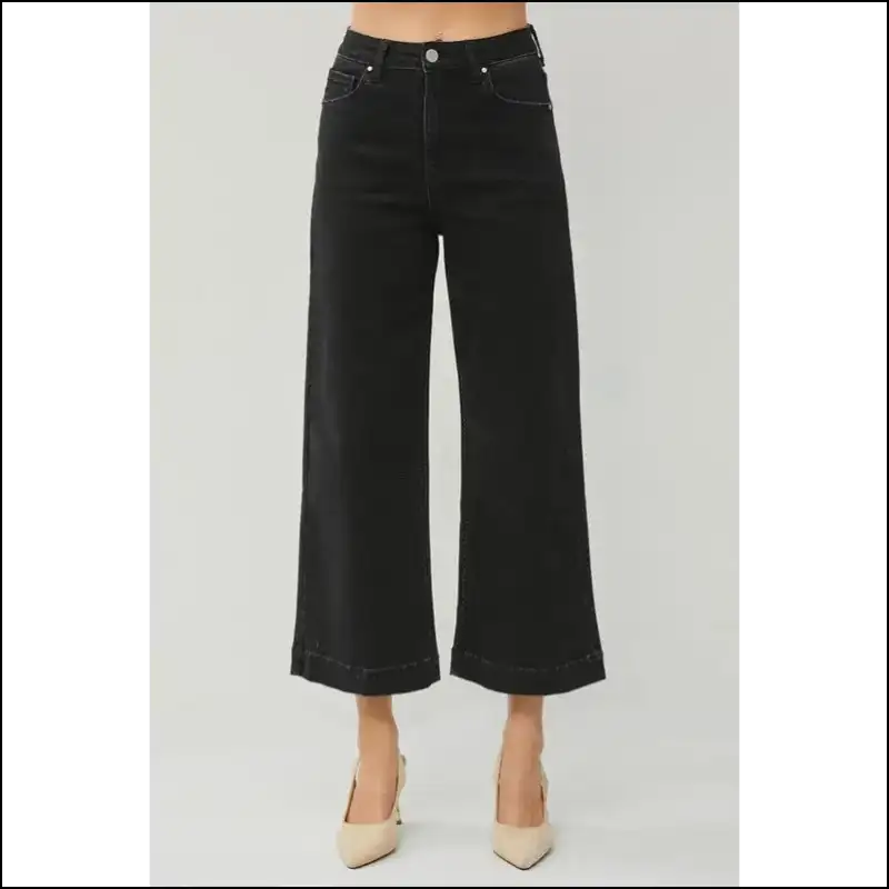 Flaunt your Fabulousness: Needful Things Wide Leg Ankle Jeans for the Win! 🌟 - on Sale Worldwide Shipping