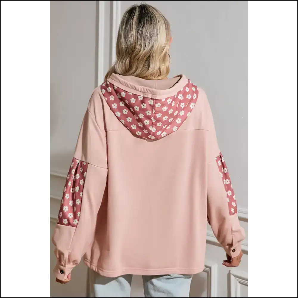 Floral Patchwork Star Hoodie: Cozy Cute Enough π - Needful Things β¨ - Sweatshirts & Hoodies on Sale Worldwide Shipping